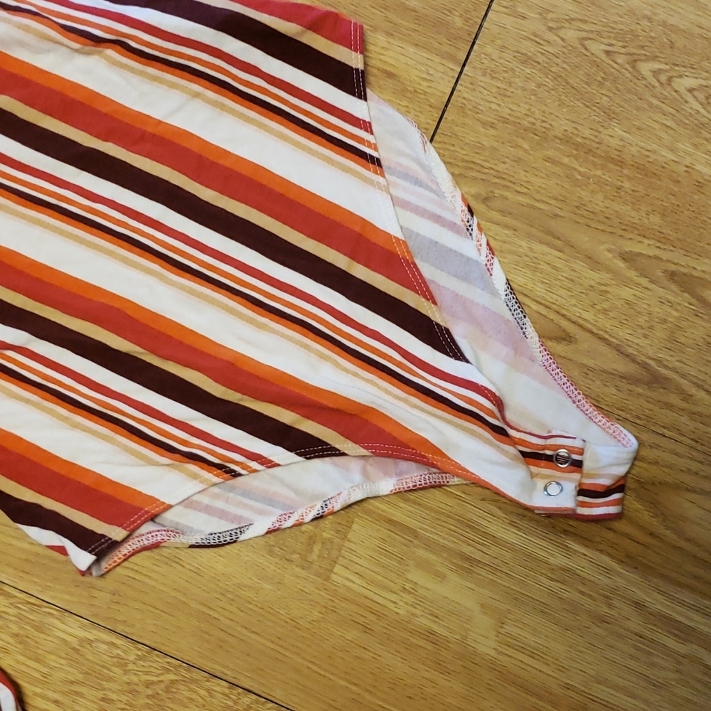 F21 fall stripe bodysuit sz small - Picture 4 of 5